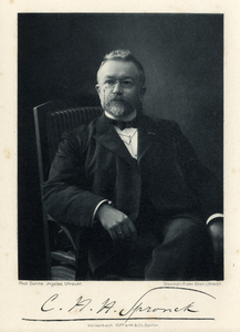 106524 Portret van prof.dr. C.H.H. Spronck, geboren 1858, hoogleraar in de geneeskunde aan de Utrechtse hogeschool ...